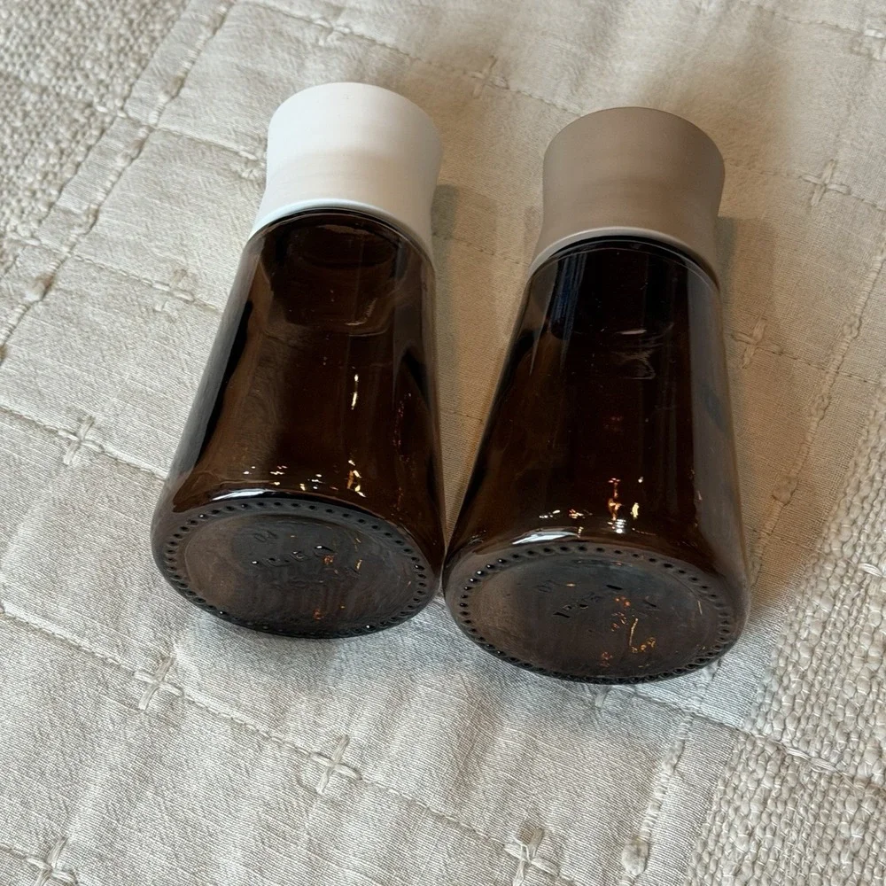 Set of 2, IKEA HALVTOM Salt and Pepper Shakers 4 ¾